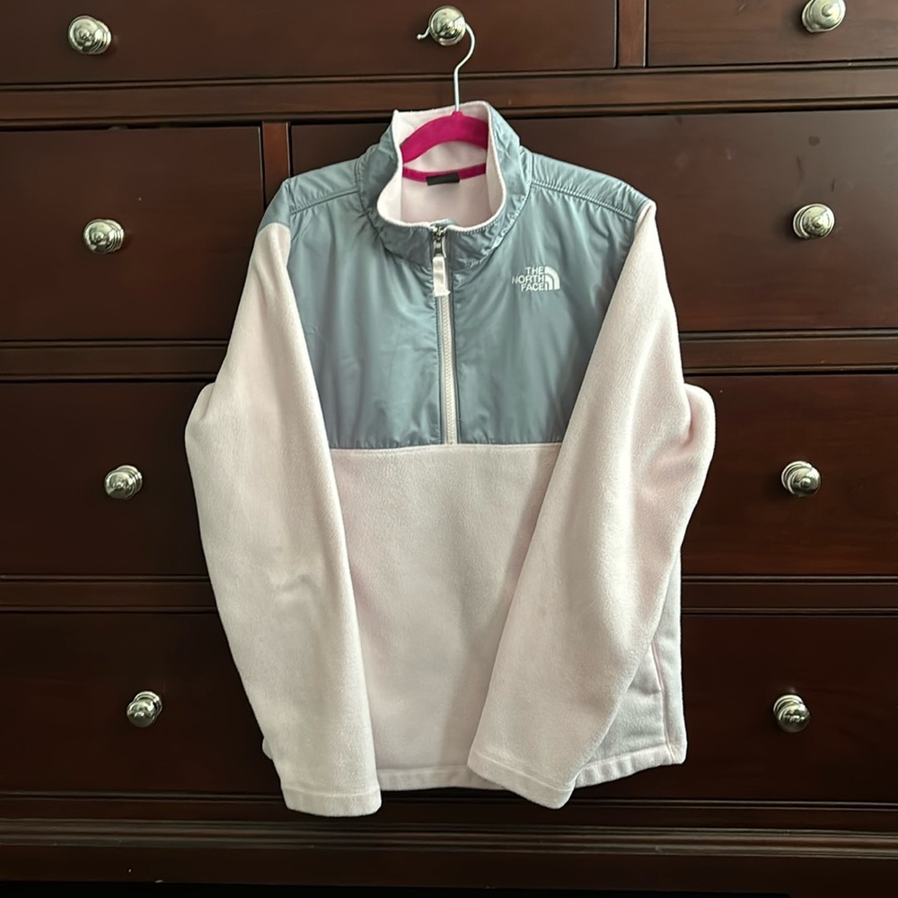 Girls North Face half-zip fleece size L (14/16)